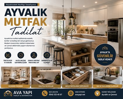ayvalık mutfak tadilatı
